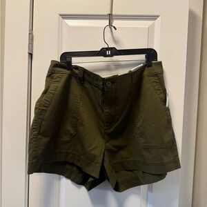 Old Navy Green Cargo Shorts Relaxed Fit